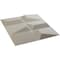 Ekena Millwork 19 5/8in. W x 19 5/8in. H Stratford EnduraWall Decorative 3D Wall Panel Covers 2.67 Sq. Ft. WP20X20STGBW - alternate 3